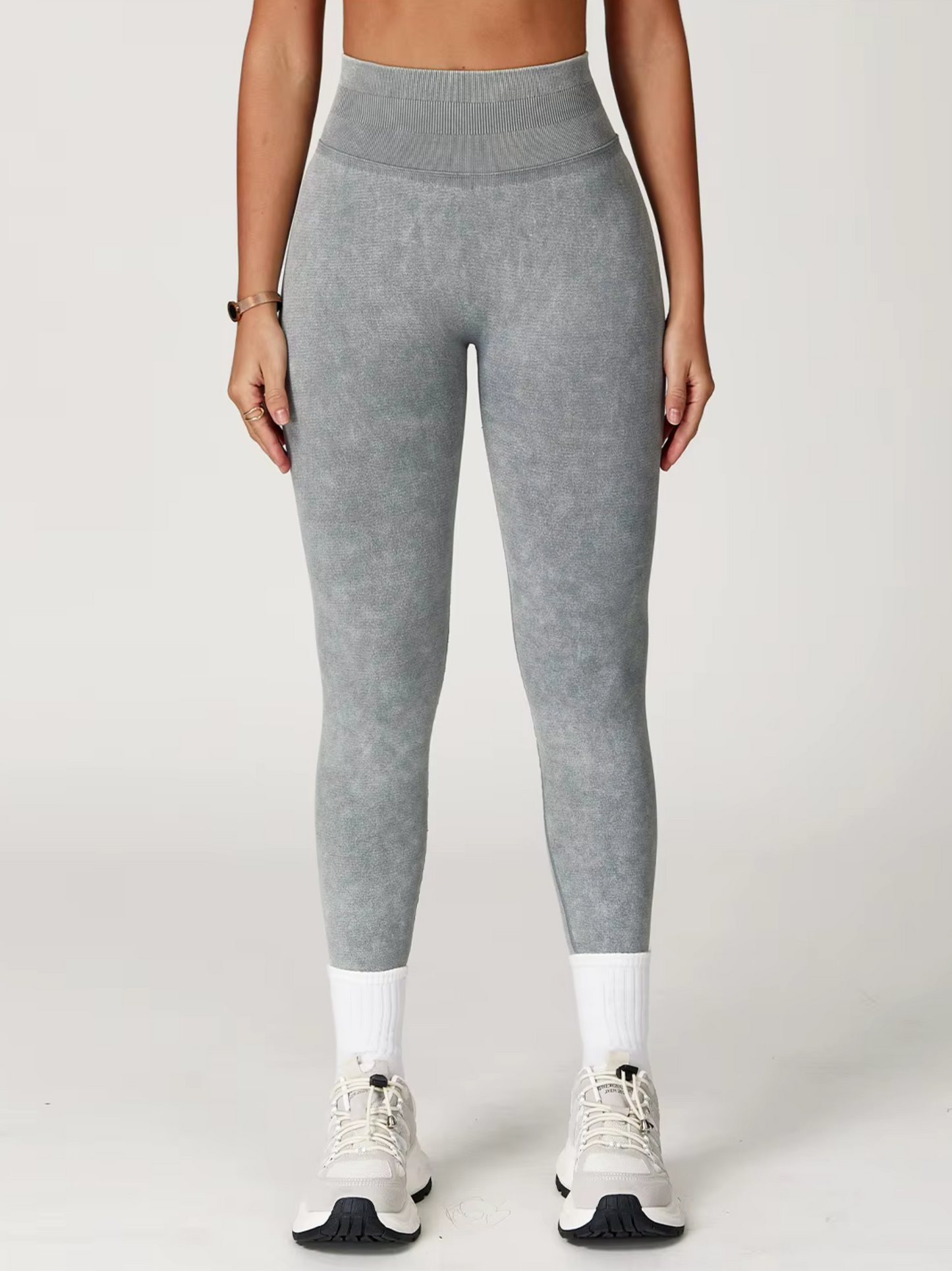 Legging Element Gris - Ventre Plat & Confort