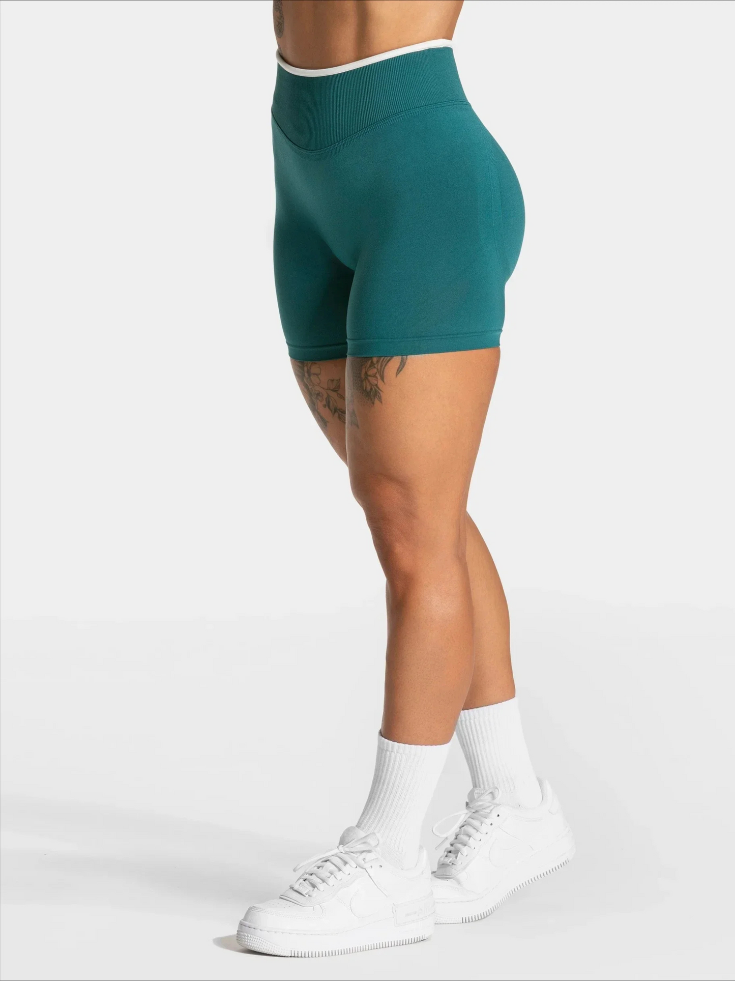 Short Ventre-Plat Vert | Push-up