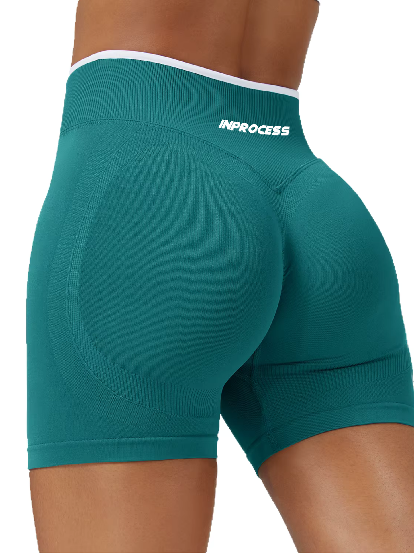 Short Ventre-Plat Vert | Push-up