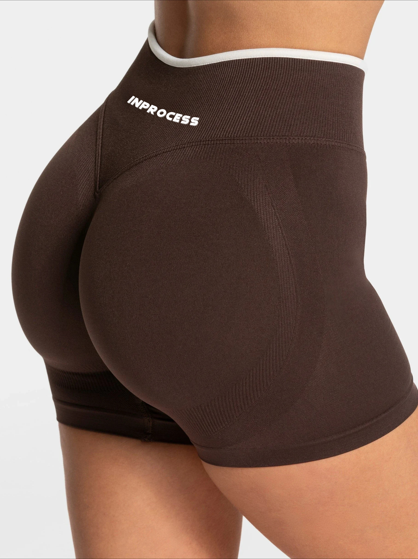 Short Ventre-Plat Marron | Push-up