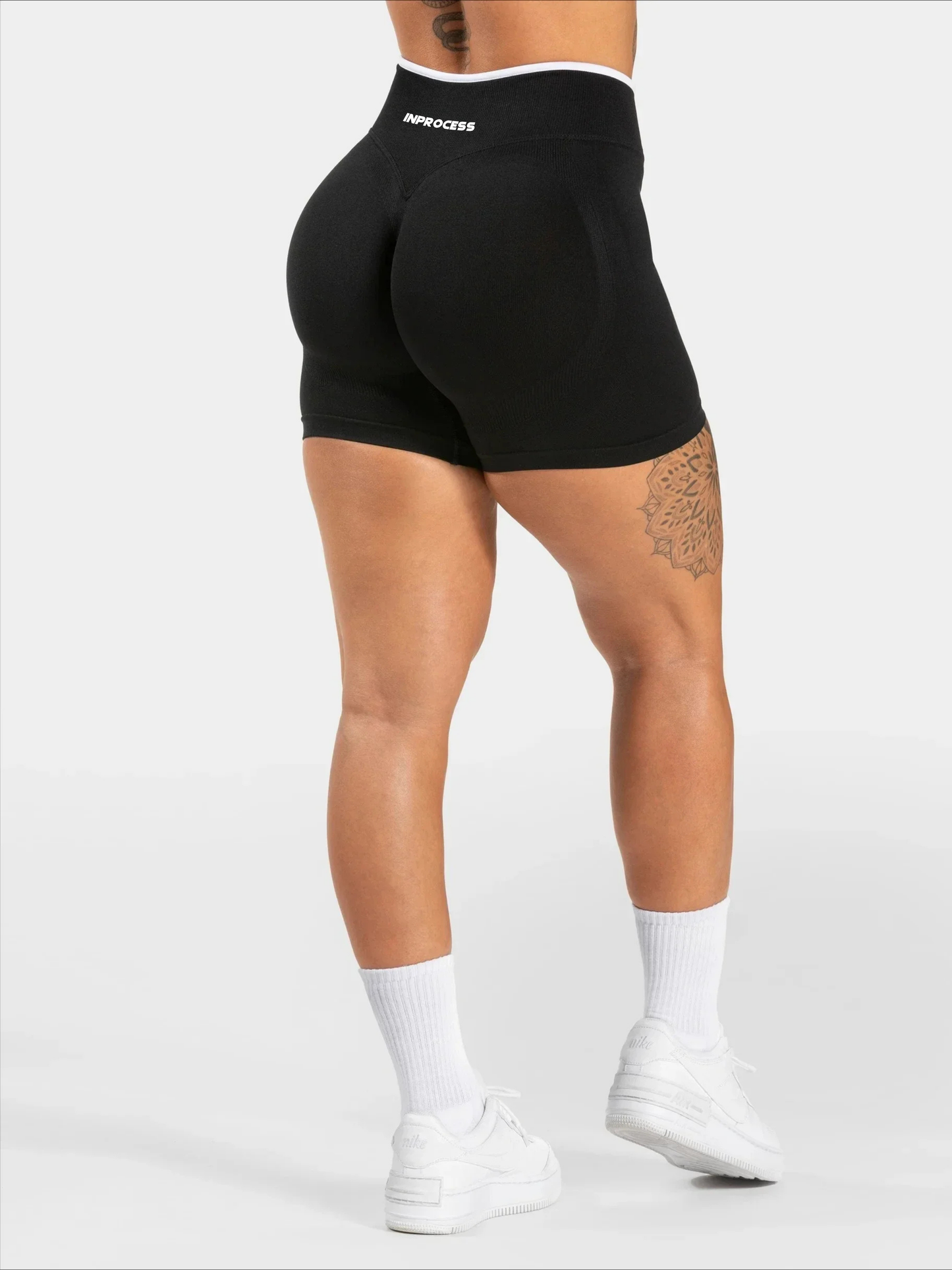 Short Ventre-Plat Noir | Push-up