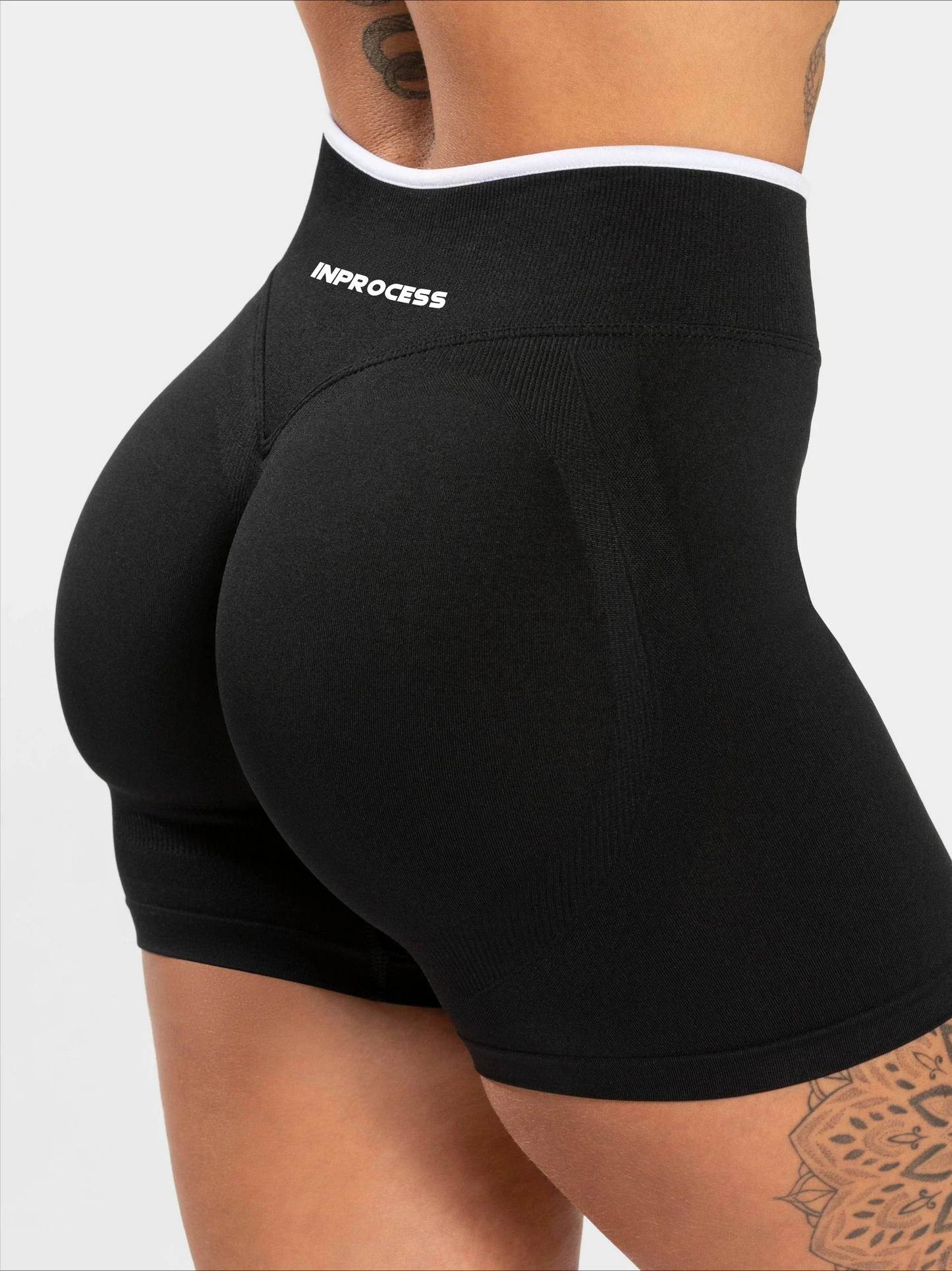 Short Ventre-Plat Noir | Push-up