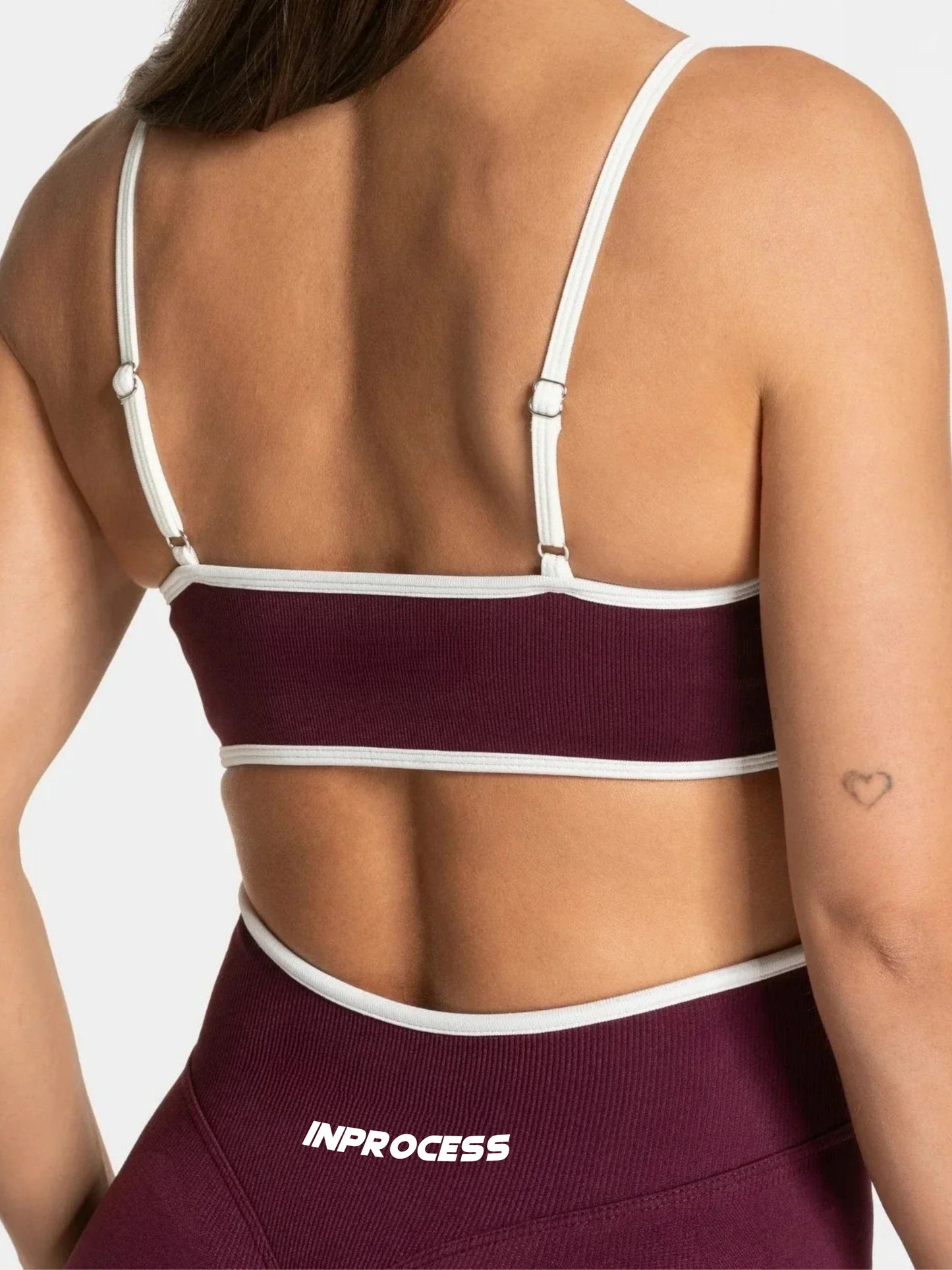 Brassière De Sport ROUGE BORDEAUX - Maintient Réglables