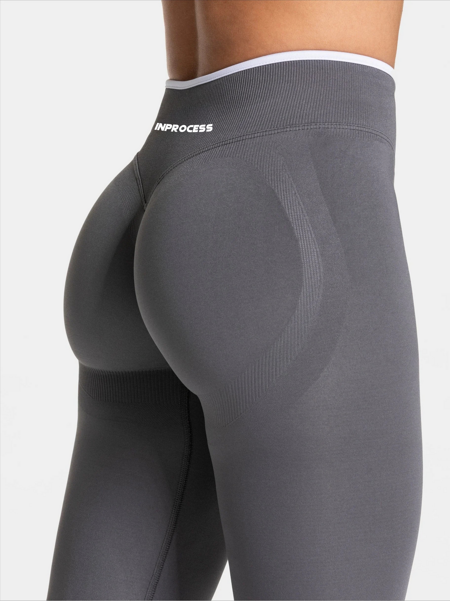 Legging Ventre-Plat Gris | Push-up