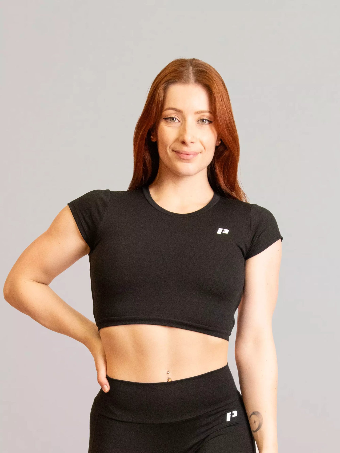 Crop Top Curve Noir