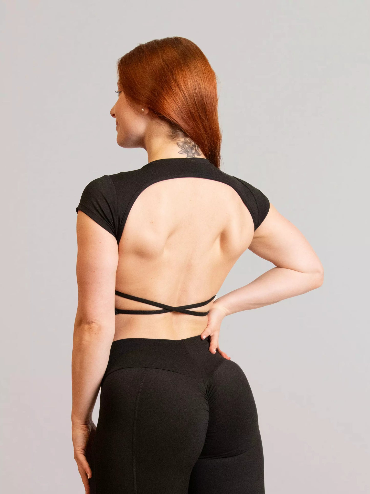 Crop Top Curve Noir