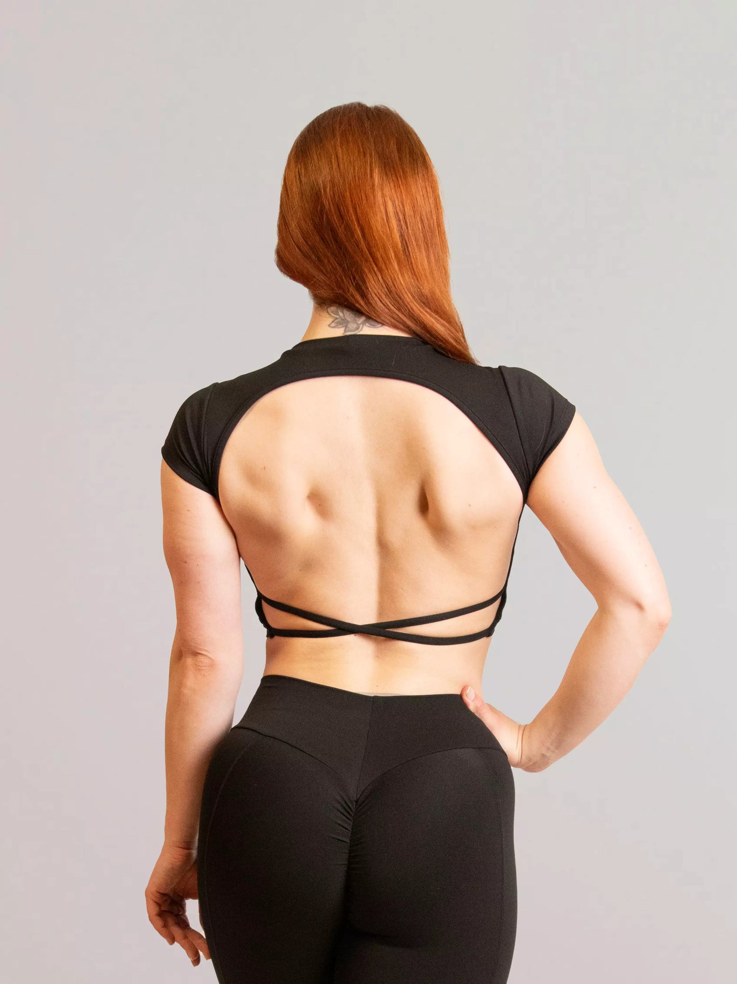 Crop Top Curve Noir