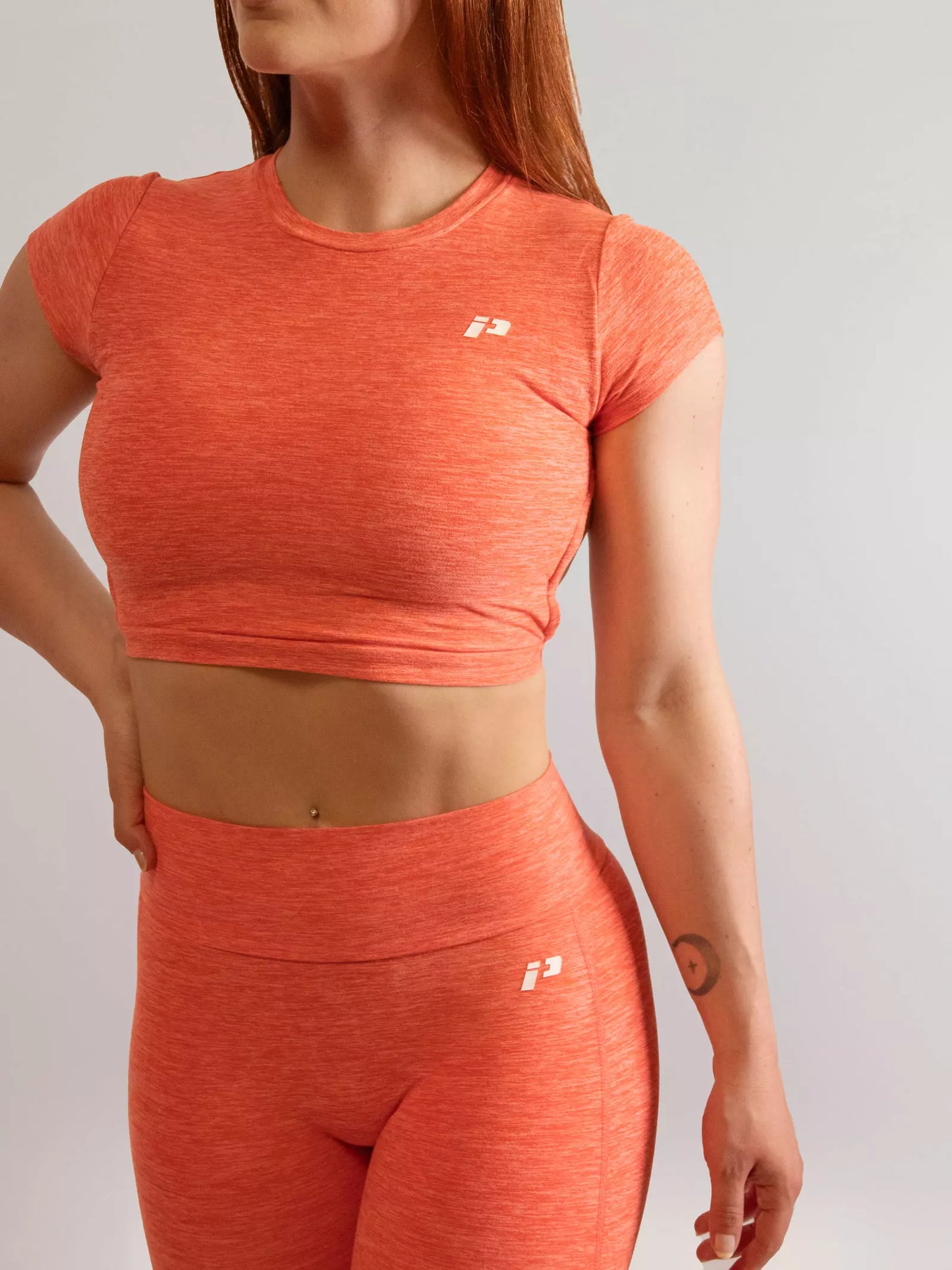 Crop Top Curve Orange