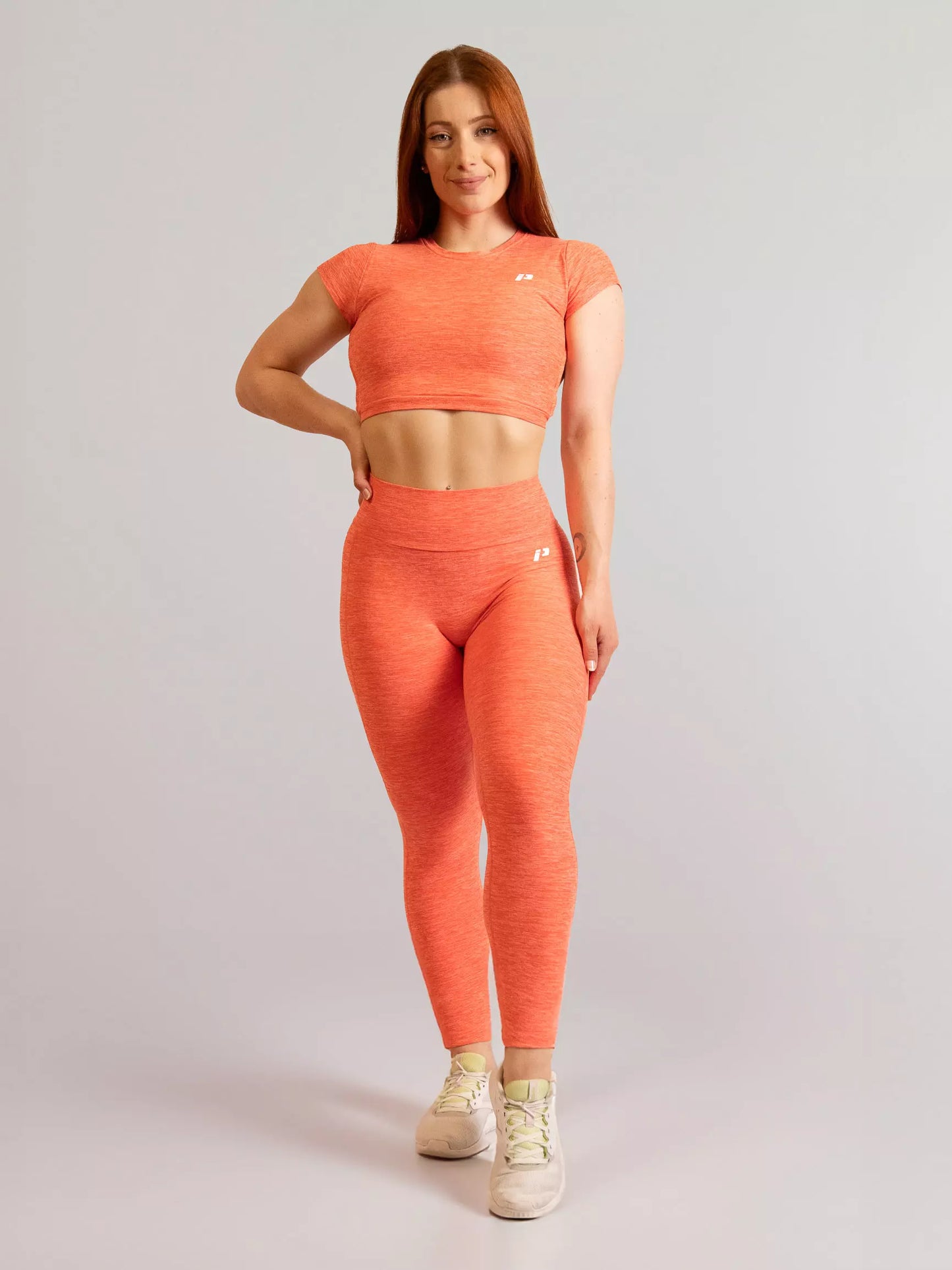 Crop Top Curve Orange