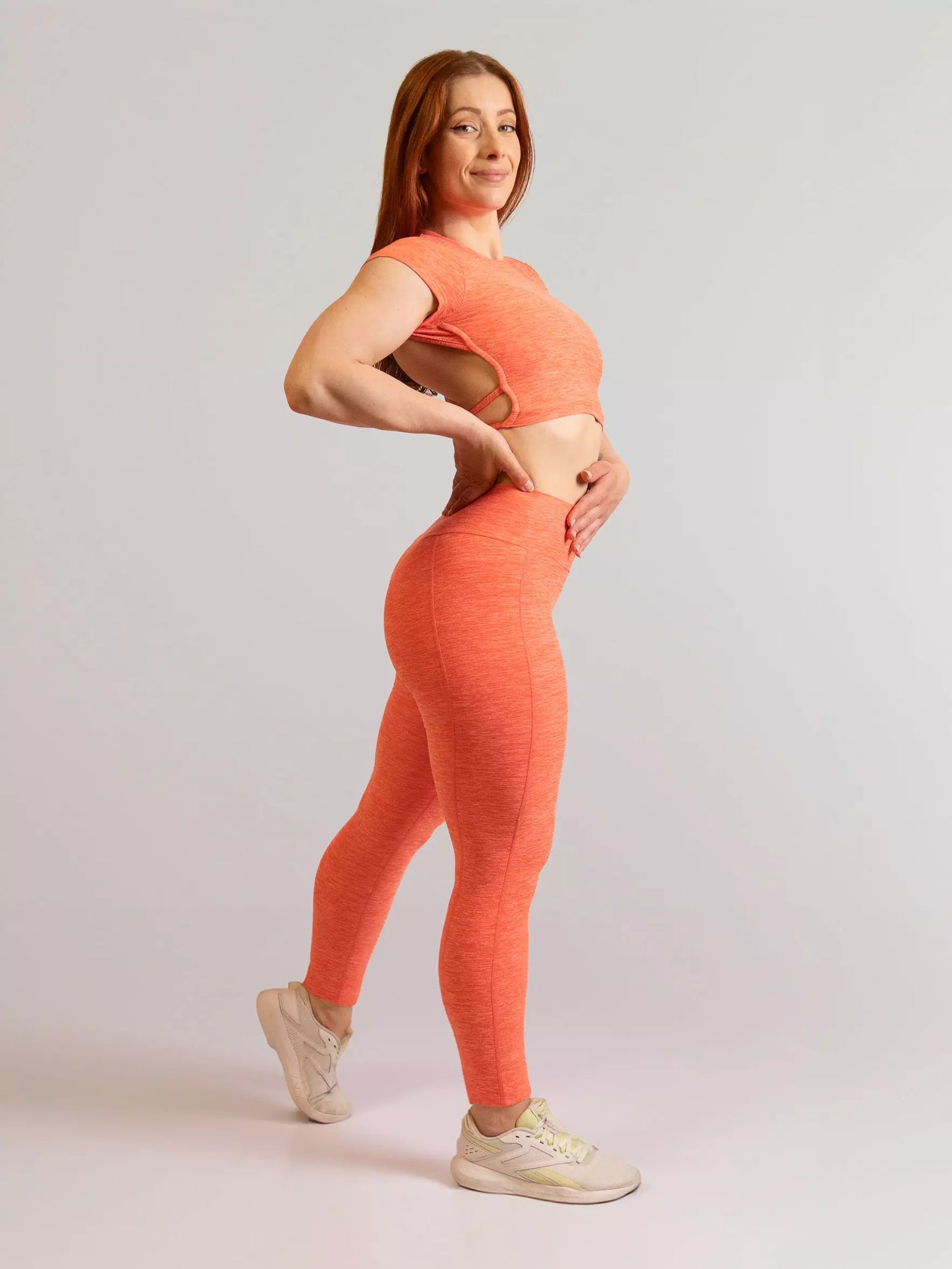 Crop Top Curve Orange