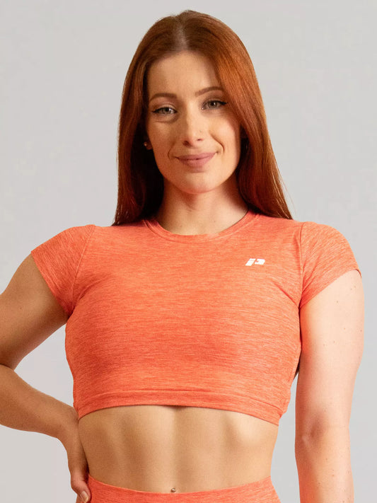 Crop Top Curve Orange