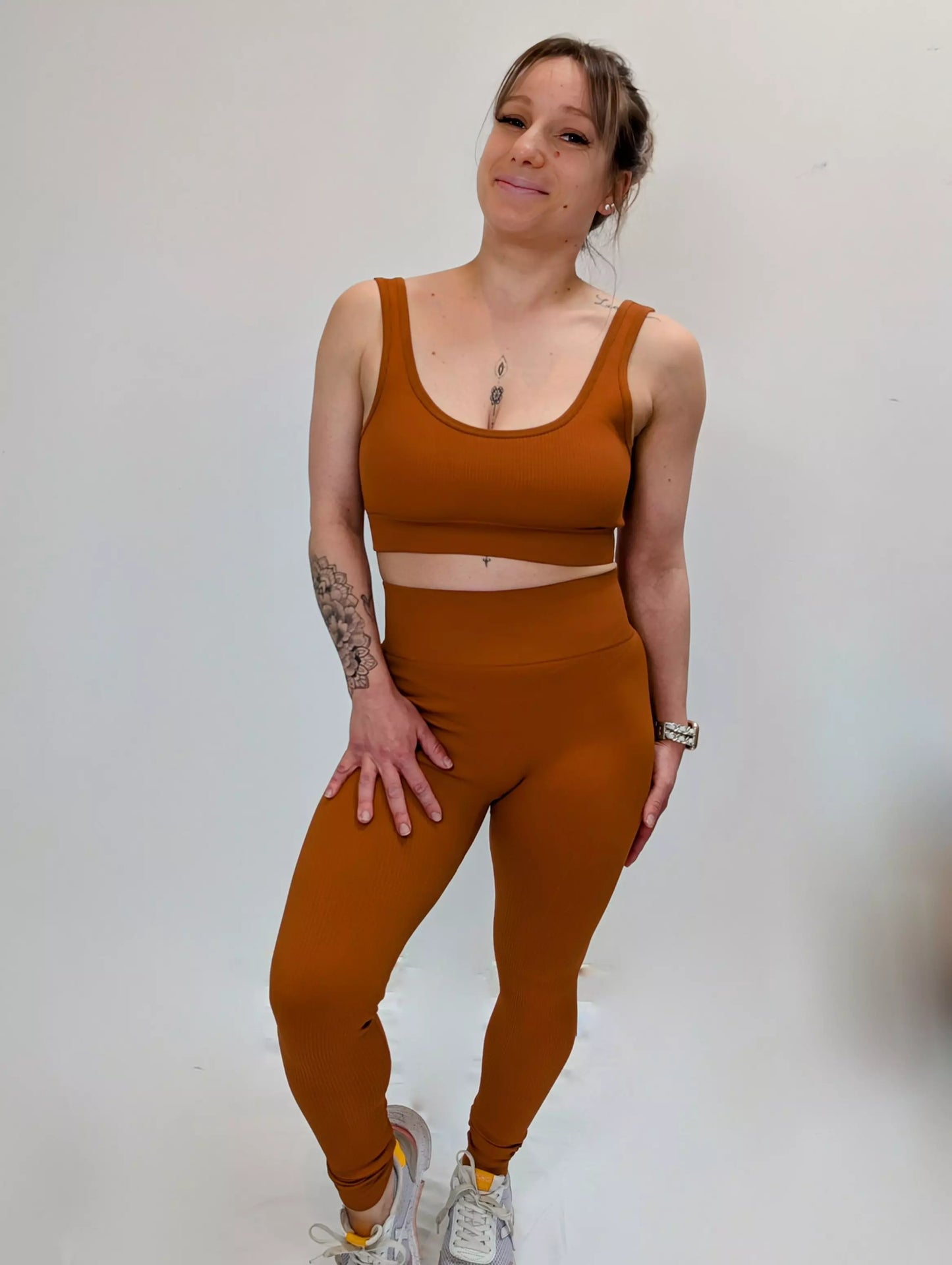 Brassière Rib Marron