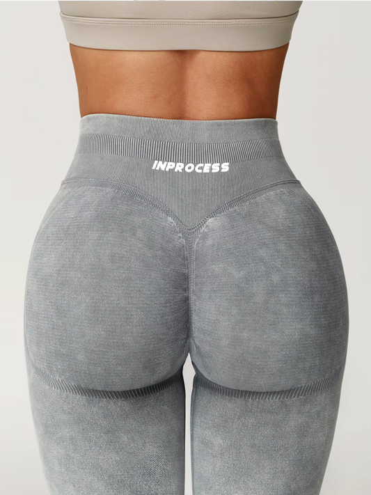Legging Element Gris - Ventre Plat & Confort