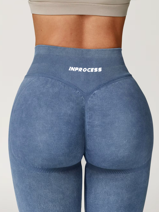 Legging Element Bleu - Ventre Plat & Confort