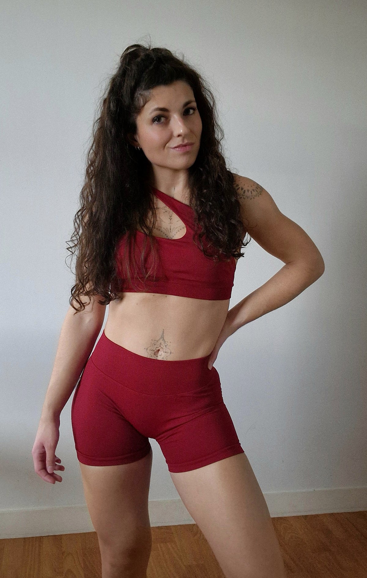 Short Push-up Rouge | Galbe & Maintien