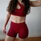 Short Push-up Rouge | Galbe & Maintien