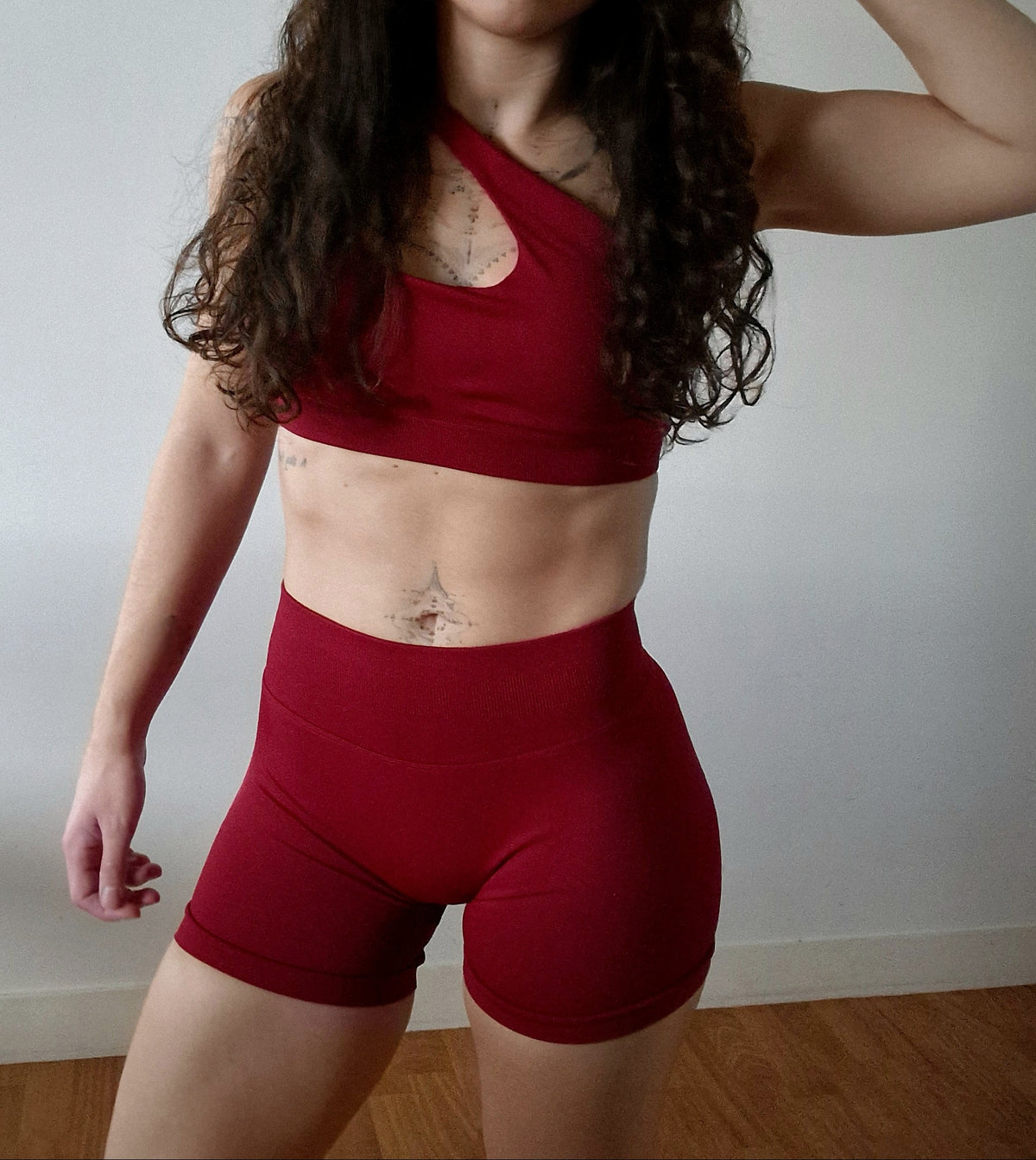 Short Push-up Rouge | Galbe & Maintien