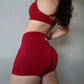 Short Push-up Rouge | Galbe & Maintien