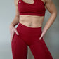 Legging Push-up Rouge | Galbe & Maintien