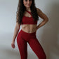 Legging Push-up Rouge | Galbe & Maintien