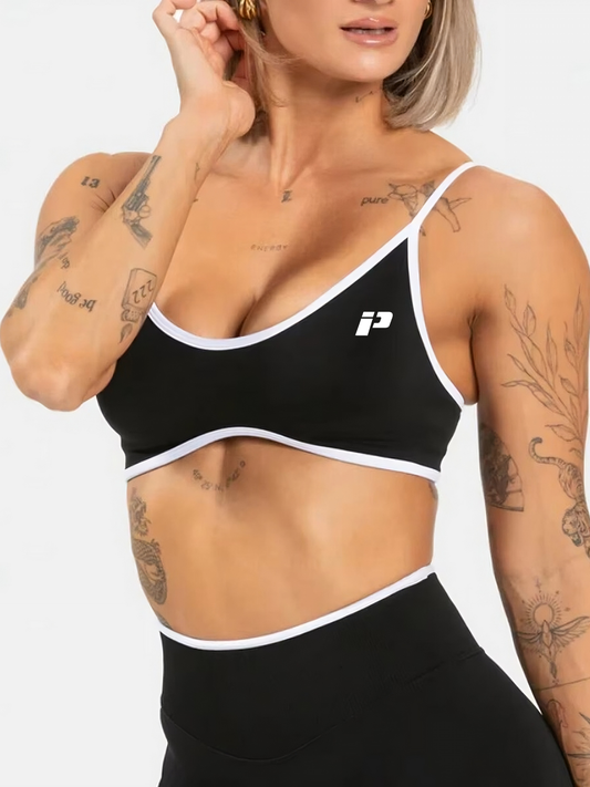 Brassière De Sport Noir - Maintient Réglables