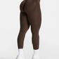 Legging Ventre-Plat Marron | Push-up