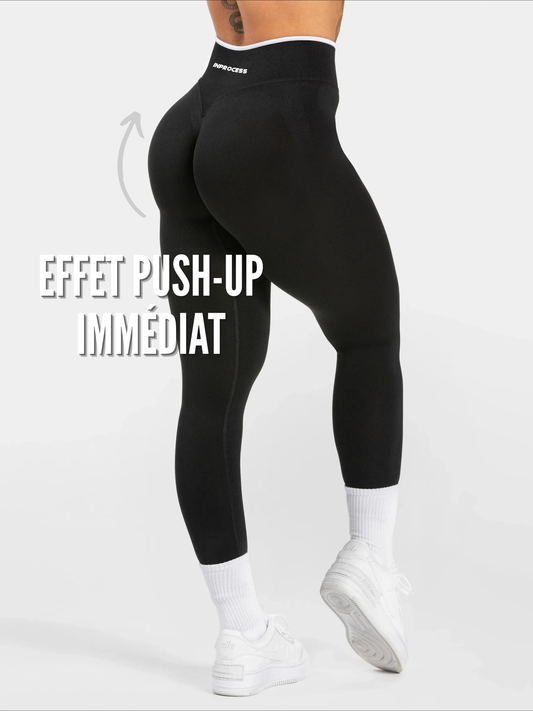 Legging Ventre-Plat Noir | Push-up