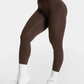 Legging Ventre-Plat Marron | Push-up