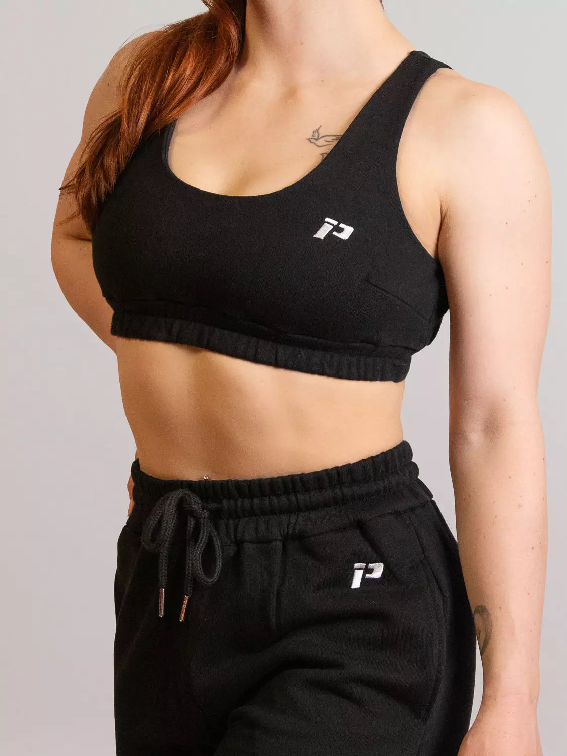 Ensemble de jogging de sport noir comfort zoom