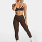 Brassière De Sport Marron - Maintient Réglables