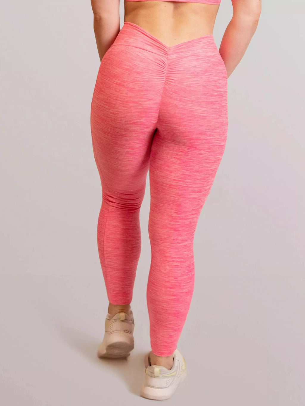 legging de sport rose push up de dos