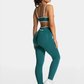 Legging Ventre-Plat Vert | Push-up
