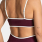 Brassière De Sport ROUGE BORDEAUX - Maintient Réglables