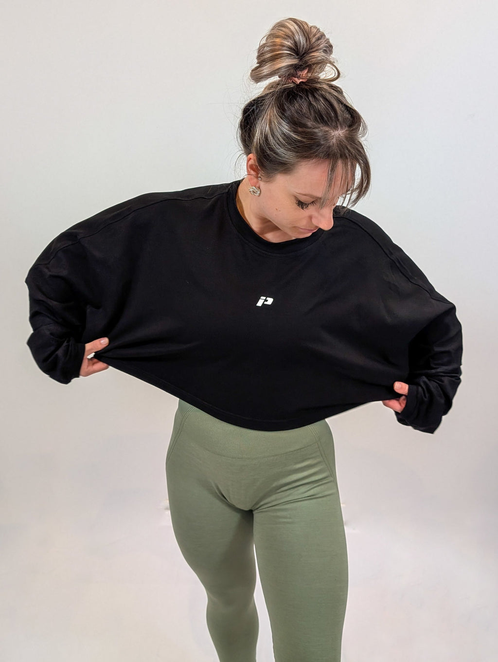 Top scurt tip pull | Crop Flow
