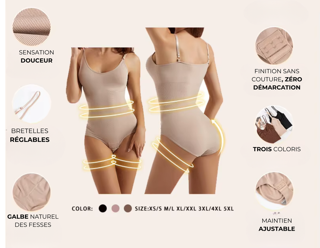 Body gainant sculptant – Effet silhouette harmonieuse