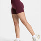 Short Ventre-Plat Rouge Bordeaux | Push-up