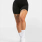 Short Ventre-Plat Noir | Push-up