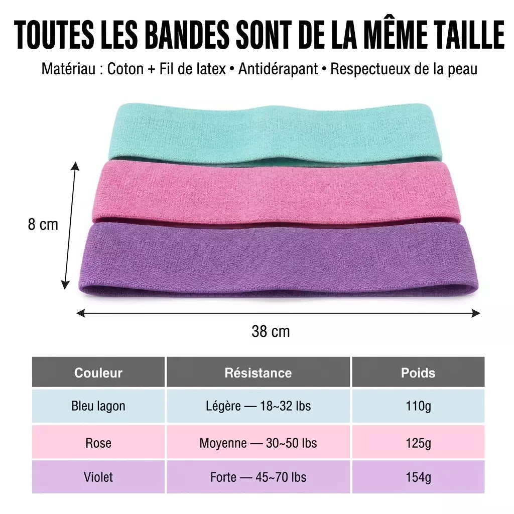 3 Bandes de Résistances