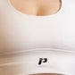 Brassière de sport emblem blanc logo
