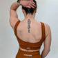 Brassière Rib Marron