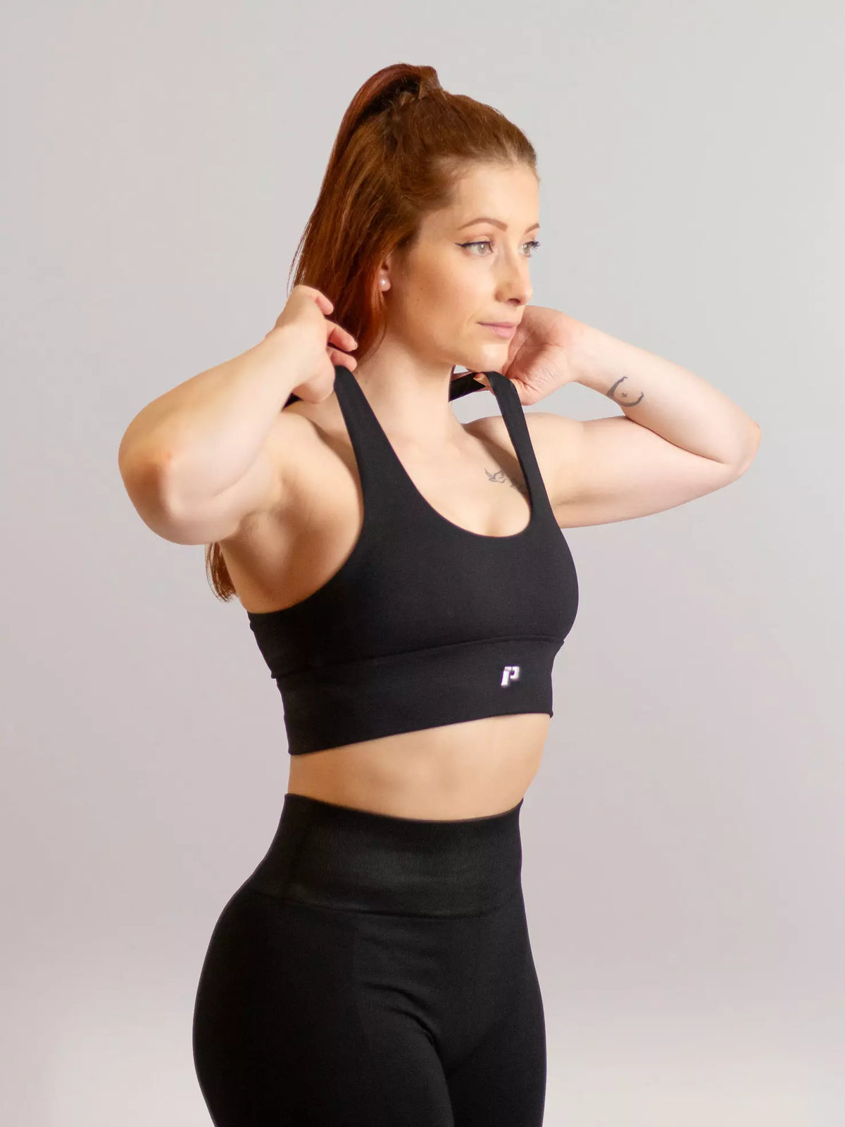 Brassière Emblem Noir