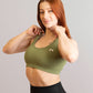 Brassière de sport vert inprocess