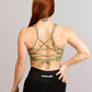 Brassière de sport vert de dos inprocess