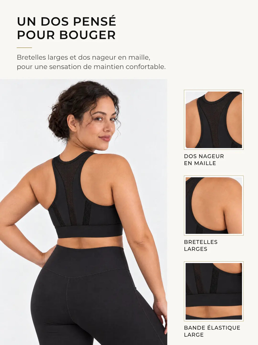Brassière de sport Forte poitrine