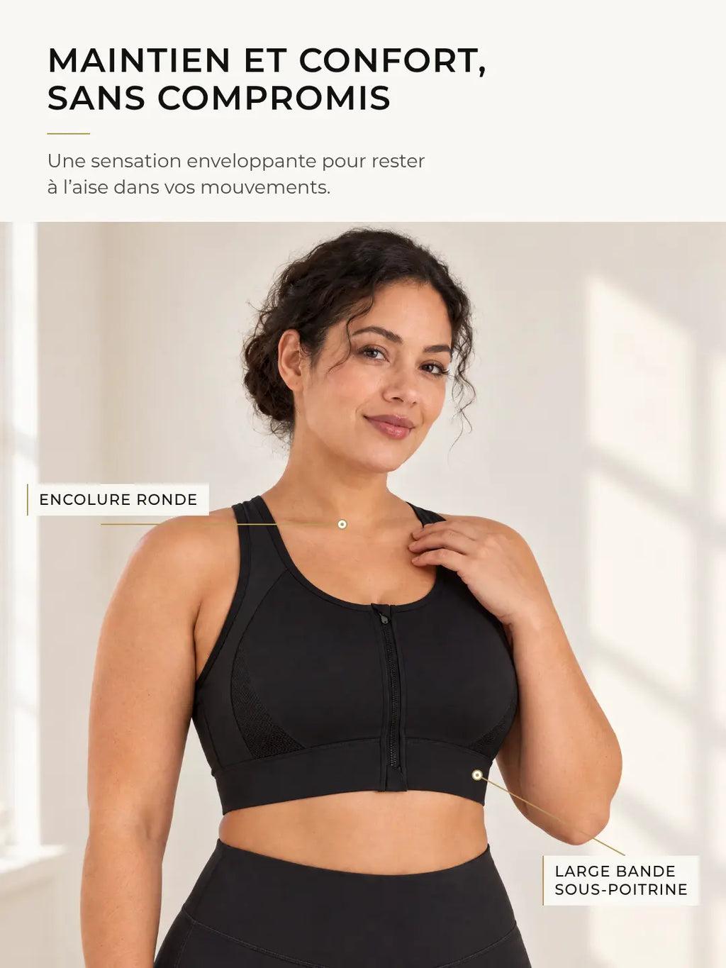 Brassière de sport Forte poitrine