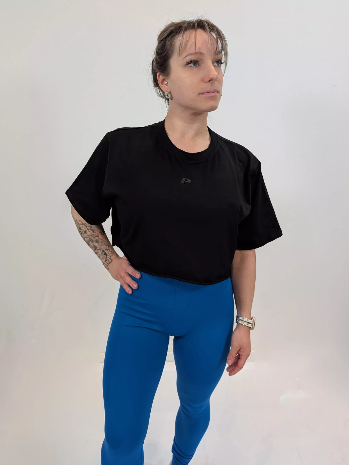 Crop Top Noir - Sport Intense