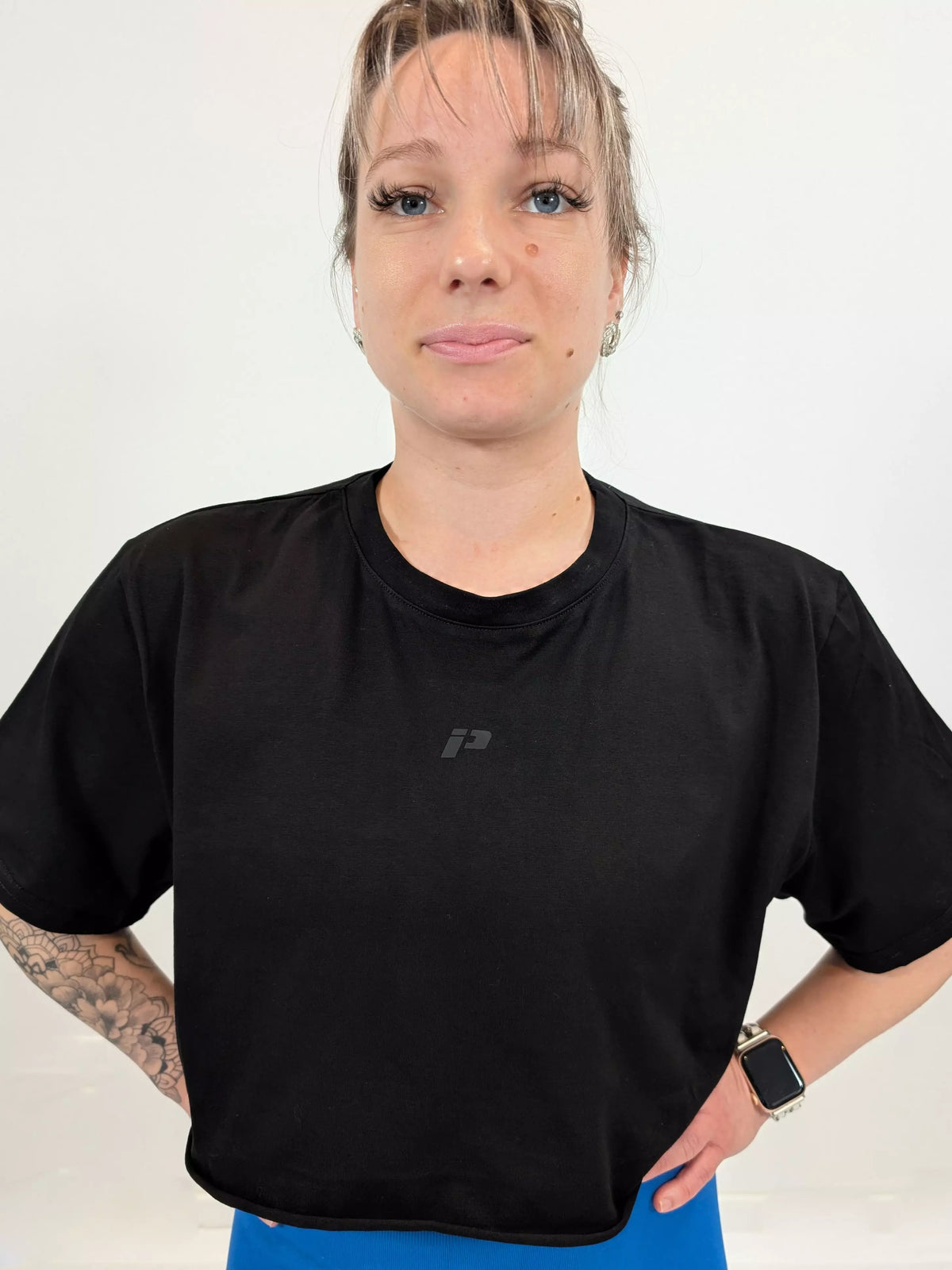 Crop Top Noir - Sport Intense