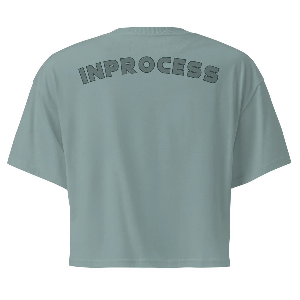 Crop Top Verde Închis - Sport Intens
