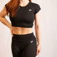 Crop Top Curve Noir