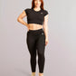 Crop Top Curve Noir